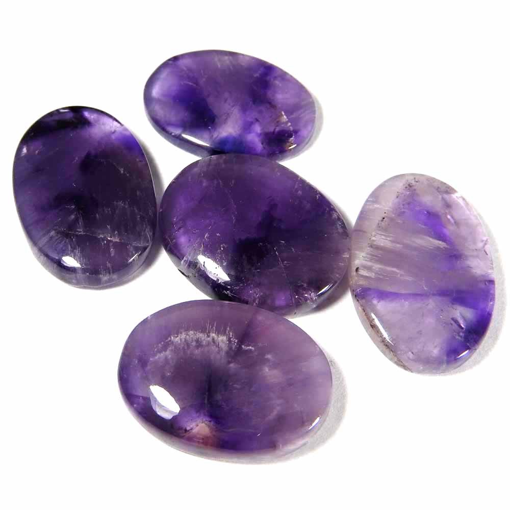 151.05CtsNatural Star Deep Purple Amethyst Oval Cabochon Lot Loose Gemstone
