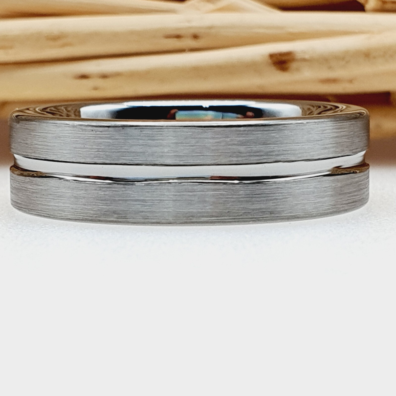 Unisex Promise Matte Finished Couple Ring Engagement Ring Anniversary Women Band