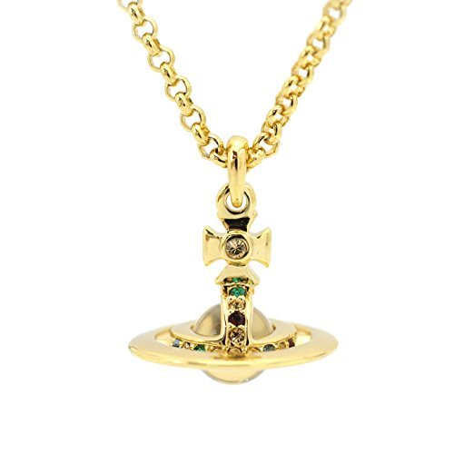 Vivienne Westwood Brass PETITE Orb Necklace 63020098/R001