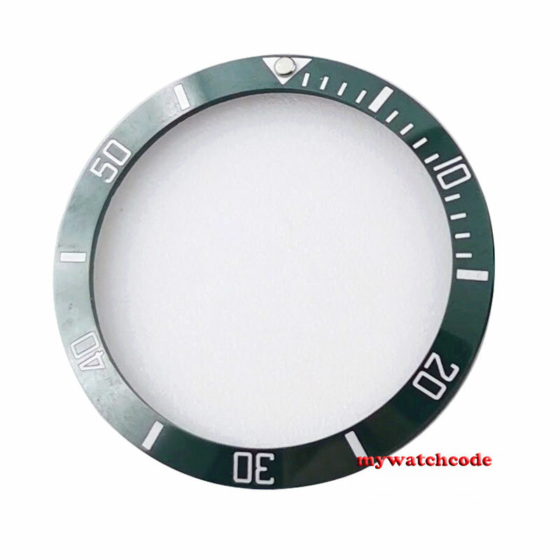 35.4mm black blue green ceramic bezel insert for 38MM SUB mens watch