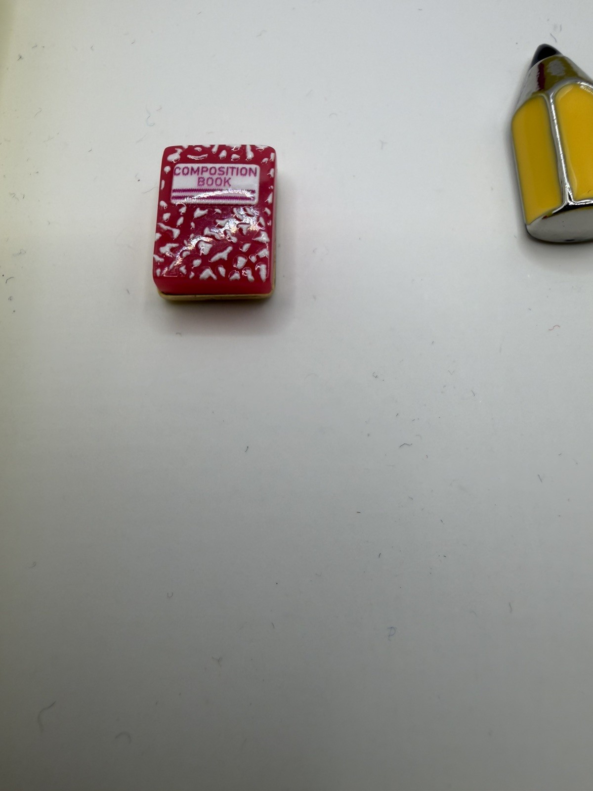Betsey Johnson Back-to-School notebook & pencil stud earrings NWT