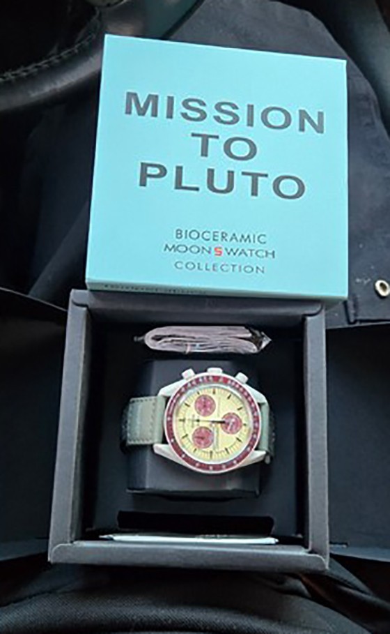 OMEGA x Swatch Mission to Pluto Watch 🪐 MoonSwatch Watch Unisex Watch with Box