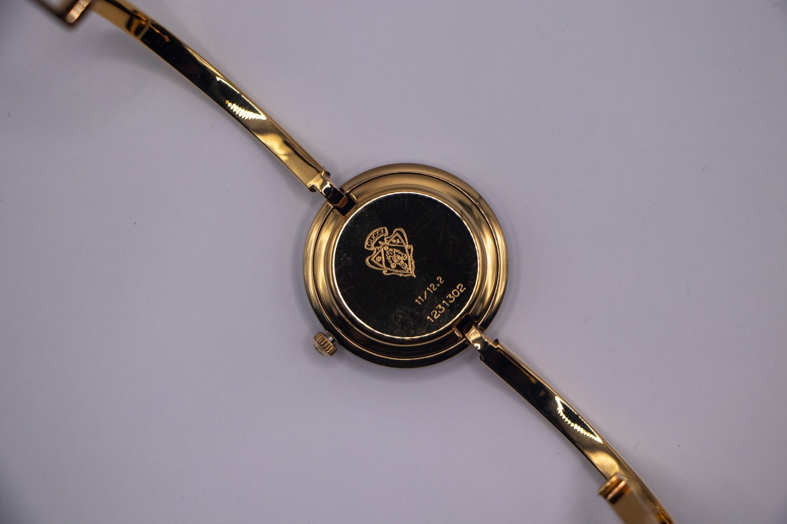 [TOP MINT]GUCCI Change Bezel 11/12.2 1100L Gold Vintage Quartz with Box ＆ Paper