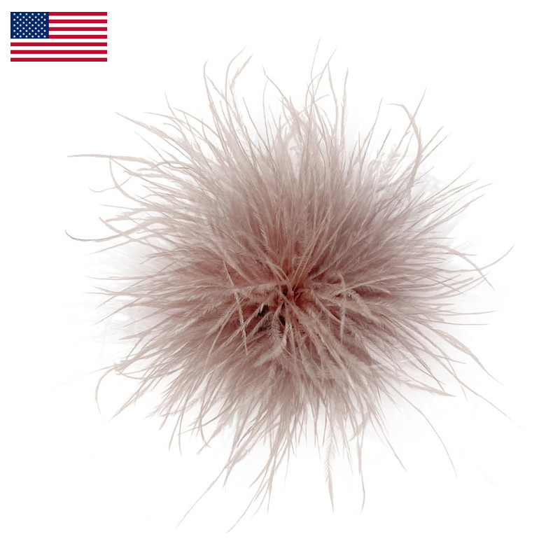 Newzenro Dainty Feather Flower Large Brooch Pin For Women Men Elegant Oversized
