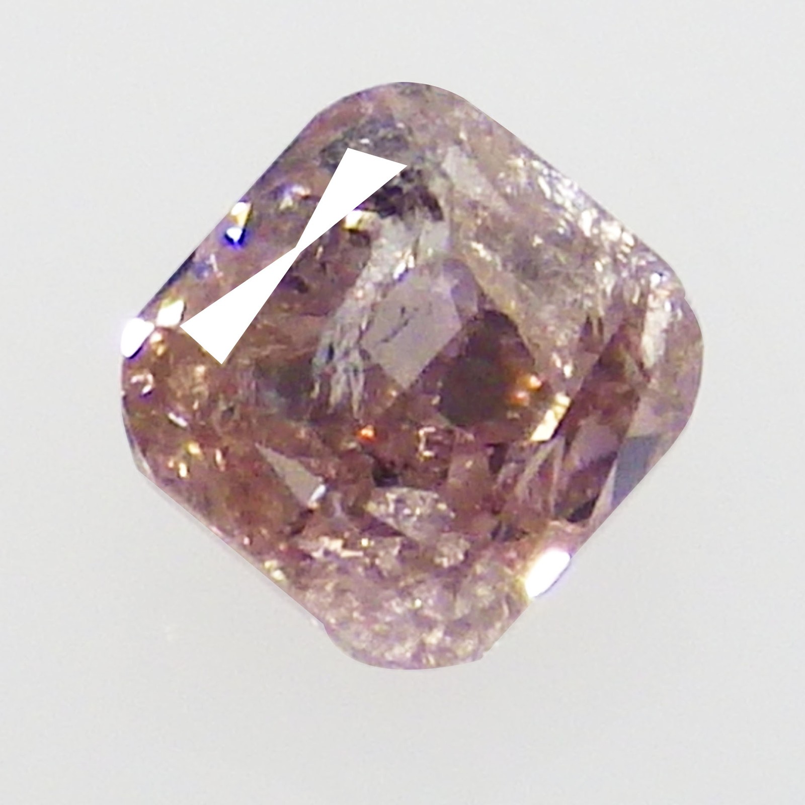 0.11 Cts CHEERFUL CUSHION 100% NATURAL UNTREATED FANCY PINK DIAMOND FROM ARGYLE