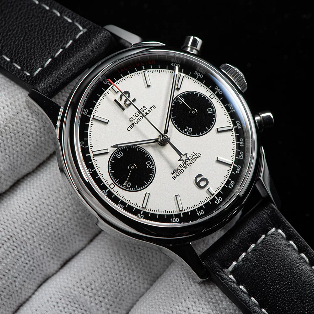 SEAGULL Watch SWAN NECK 1963 Exhibition Sapphire 38mm Chronograph Mechanical