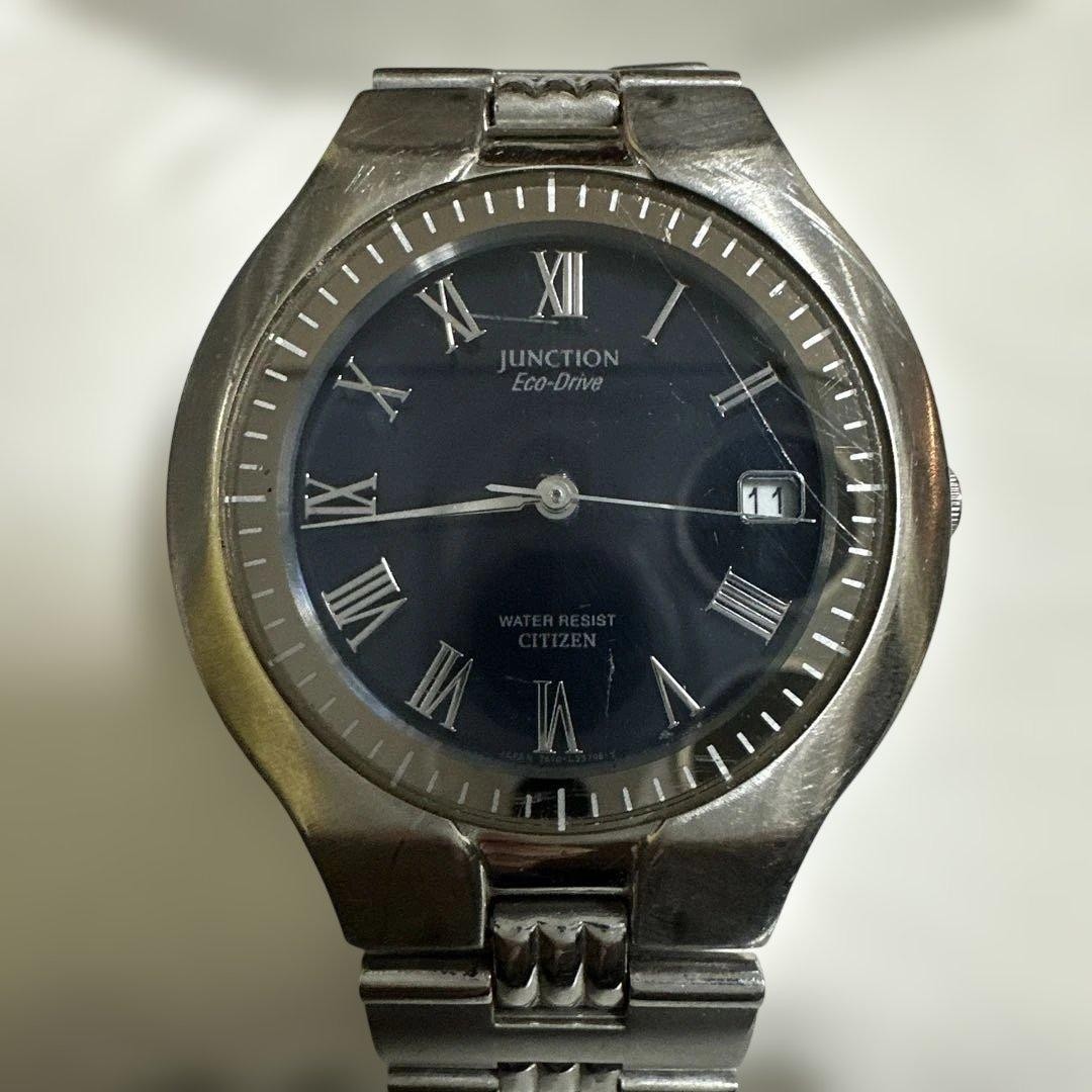 The CITIZEN JUNCTION Eco-Drive men’s watch is working.