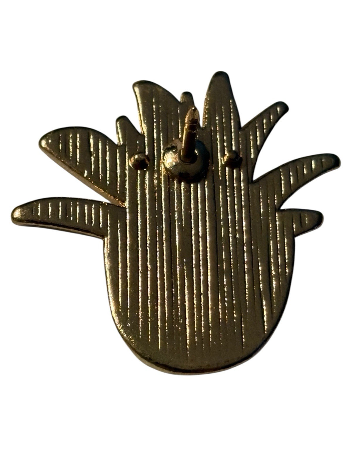 Aloe Plant Pin Pinback Brooch Gardening Nature 1” in Pot Gold Tone Horticultural