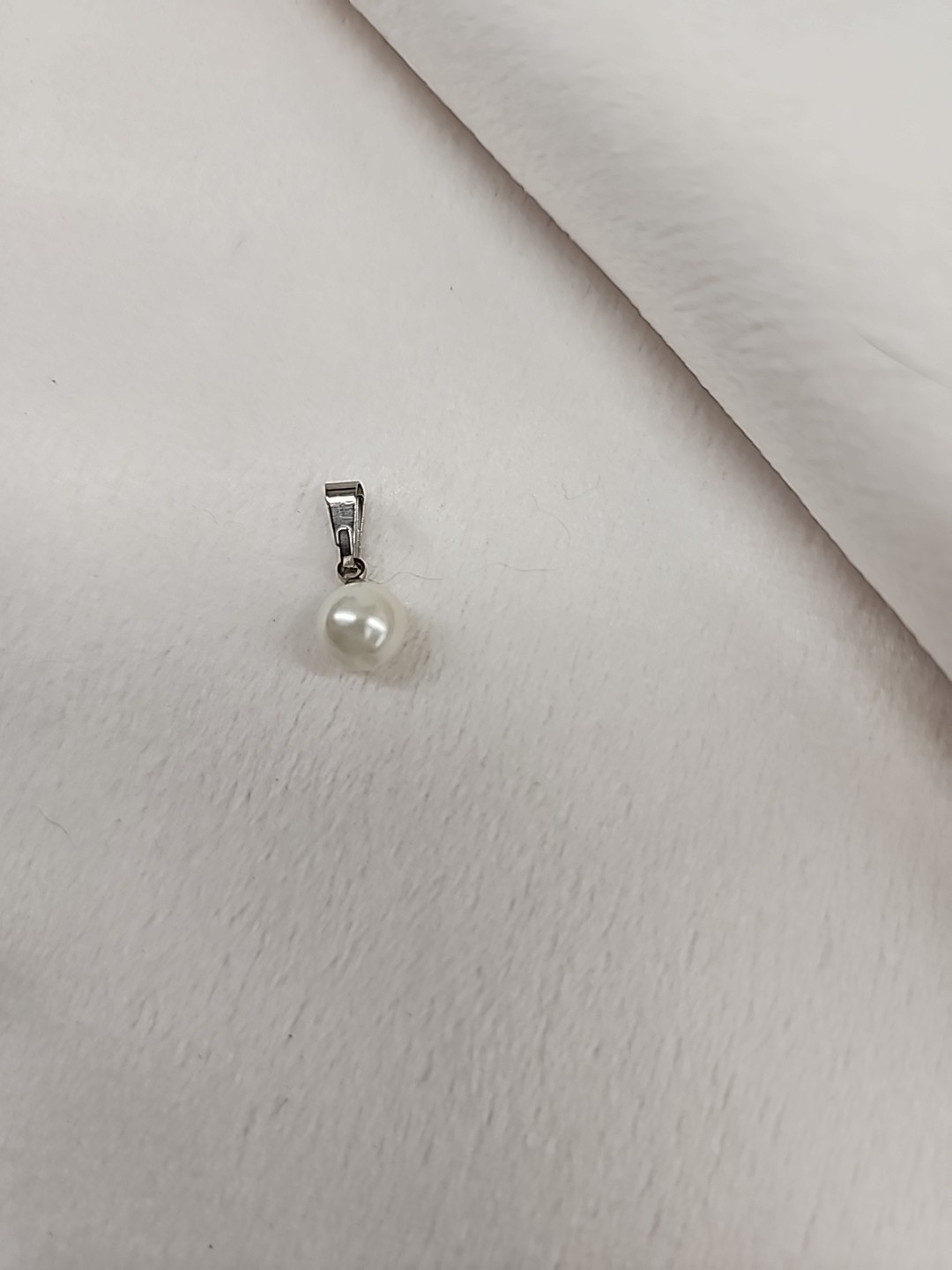 Faux Peal Pendant Sterling Silver From The Philippines