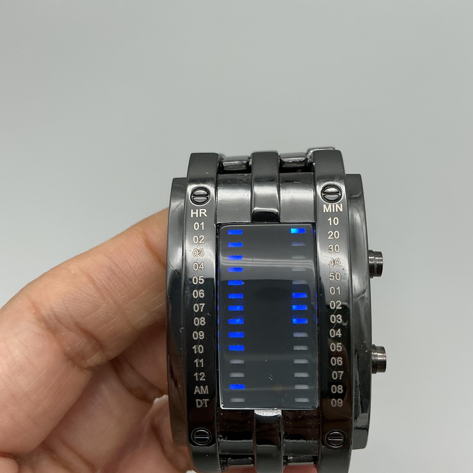 SKMEI 0926 Binary Watch Black Blue LED Mens 31mm LED Display 8″