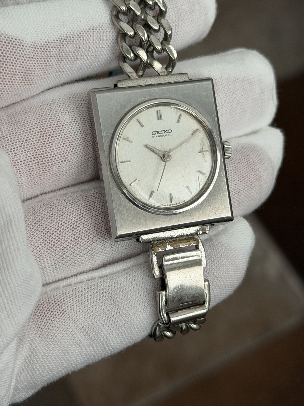 Rare Vintage Seiko 6660-6000 Men’s 21J Manual Classic Dress Watch JDM 1960s