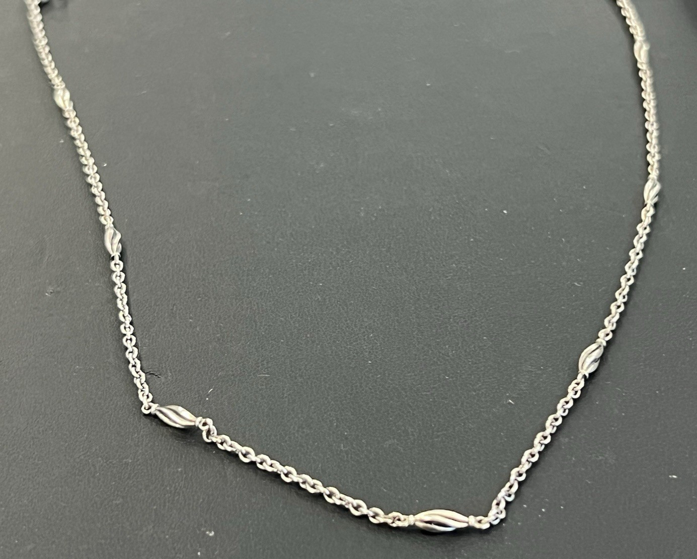 Designer Scott Kay Sterling Silver 18″-20″ Chain w/ Amethyst Clasp 8.7g