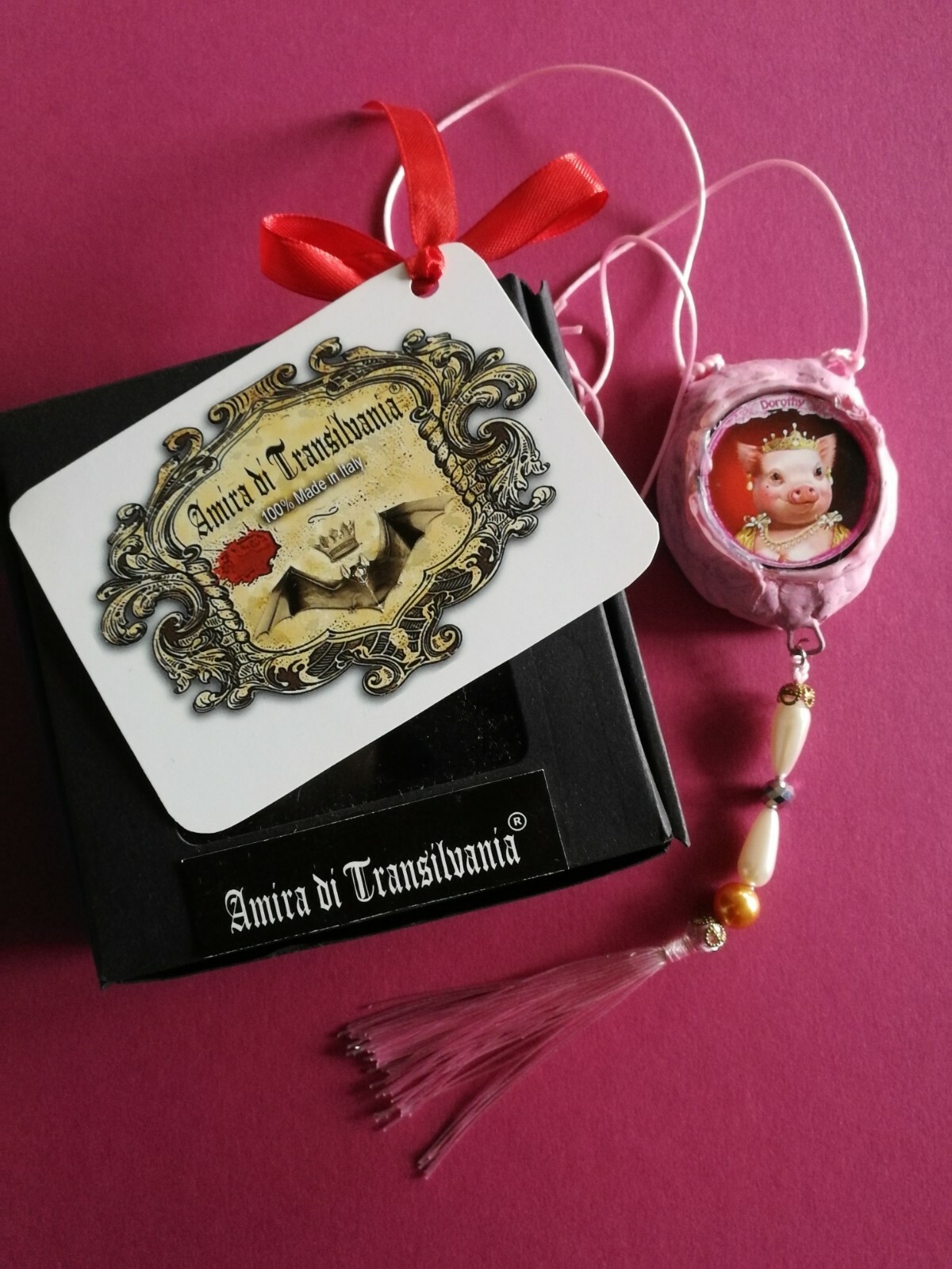 pig jewelry necklace talisman medallion pendant amulet charm personalized gift