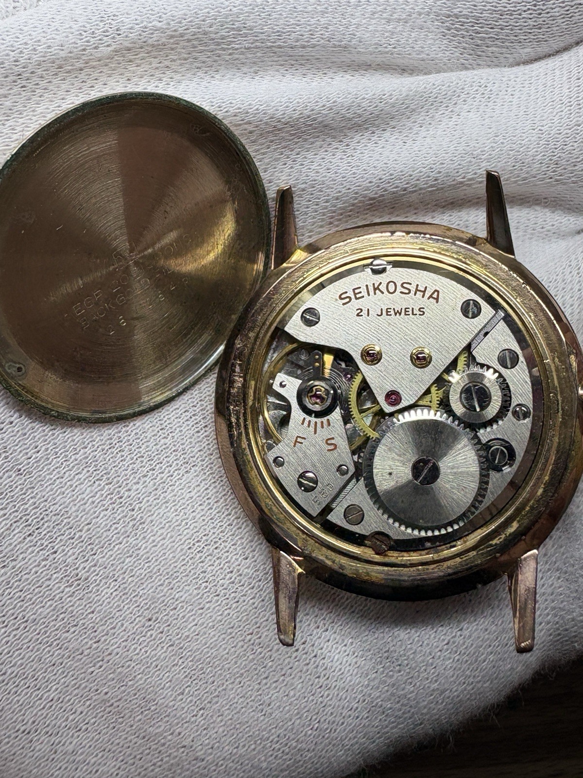 SEIKO Crown J15003E Vintage 1962 Hand-Winding Men’s Watch Overhauled Japan