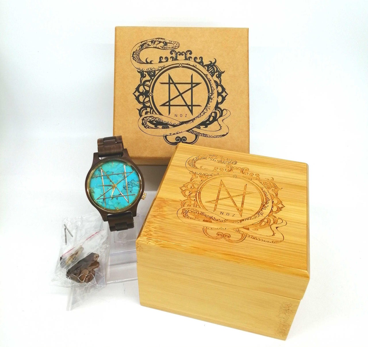 NOZ QTURQUOISEWAL quartz watch Authentic From Japan
