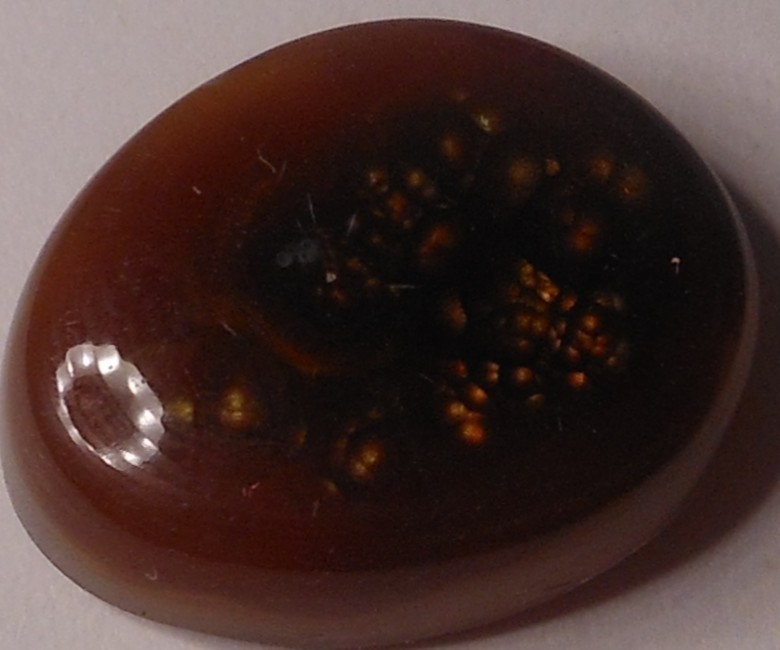 11.50ct Mexican Fire Agate Freeform Cabochon 18.4mm x 14mm