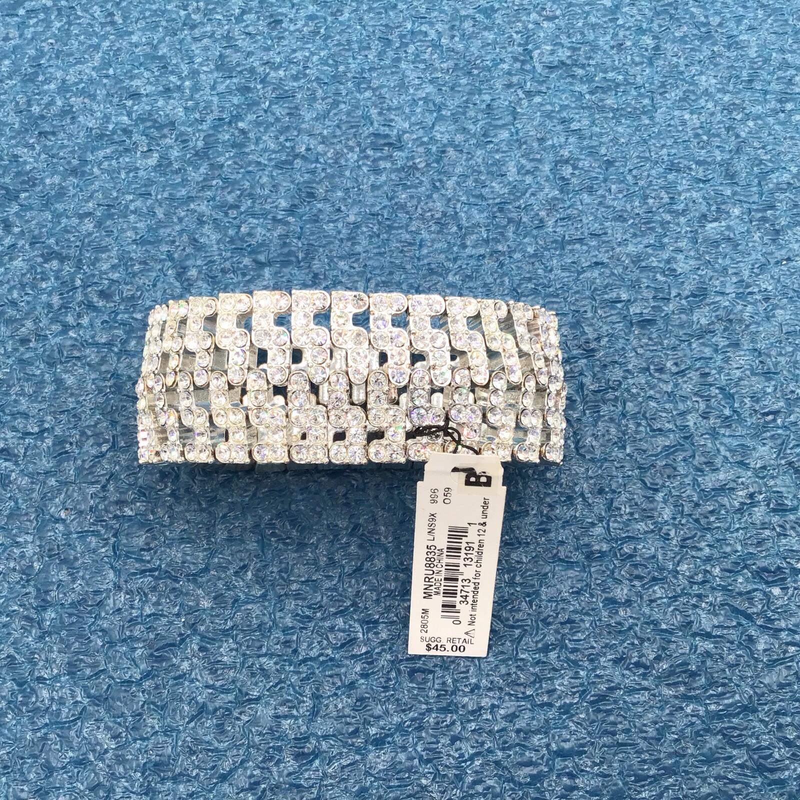 MONET — Stunning Crystal Stretch Bracelet – Wedding, Prom, Night Out!