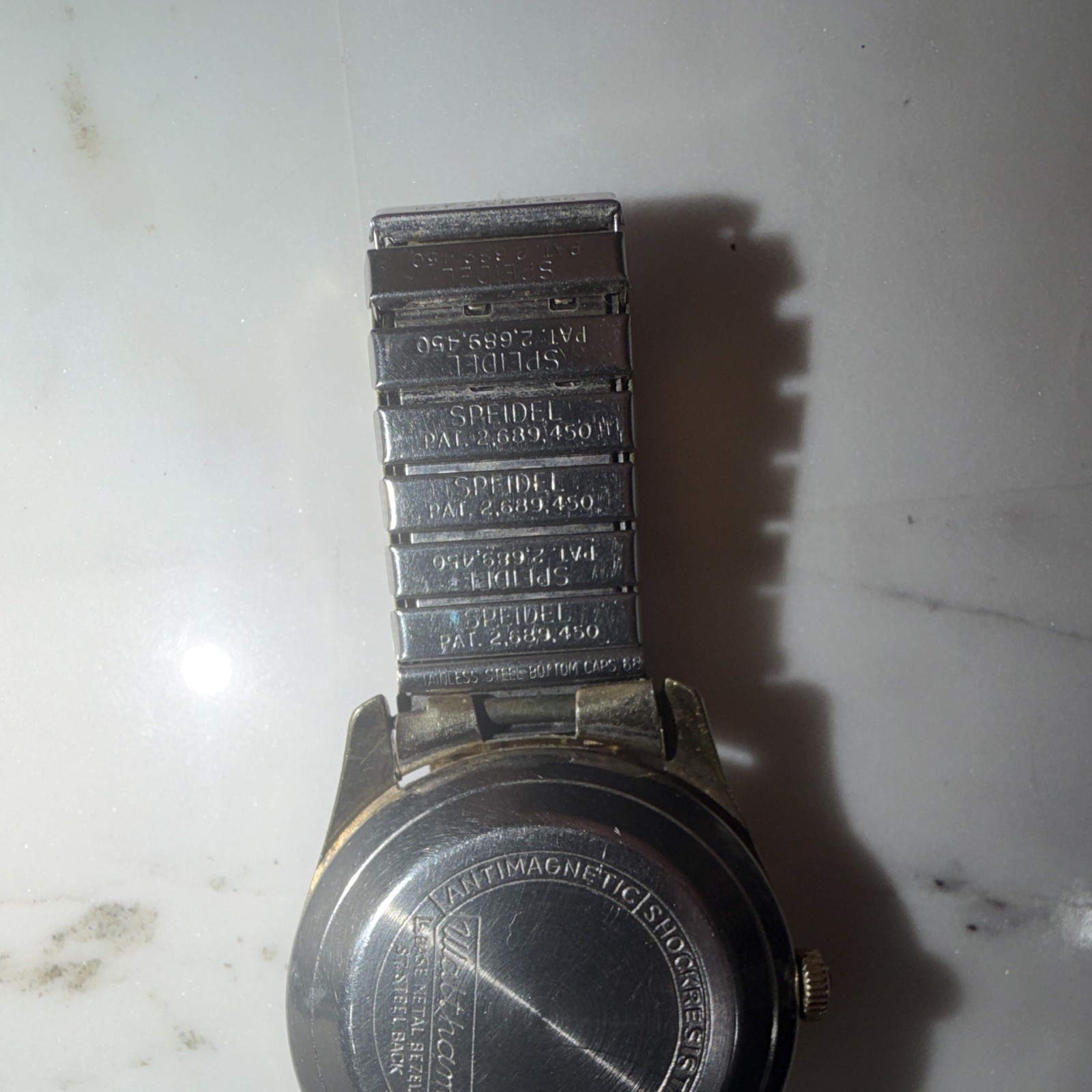 1950s Vintage Waltham Automatic 17 Jewels Watch 10K GF Red Arrow