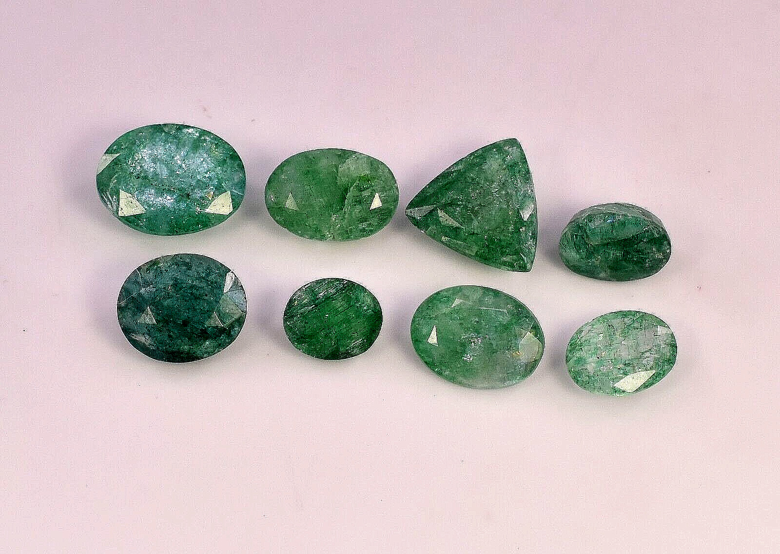 26.75 Ct Natural Green Beryl Colombian Emerald Loose Lot Gemstone