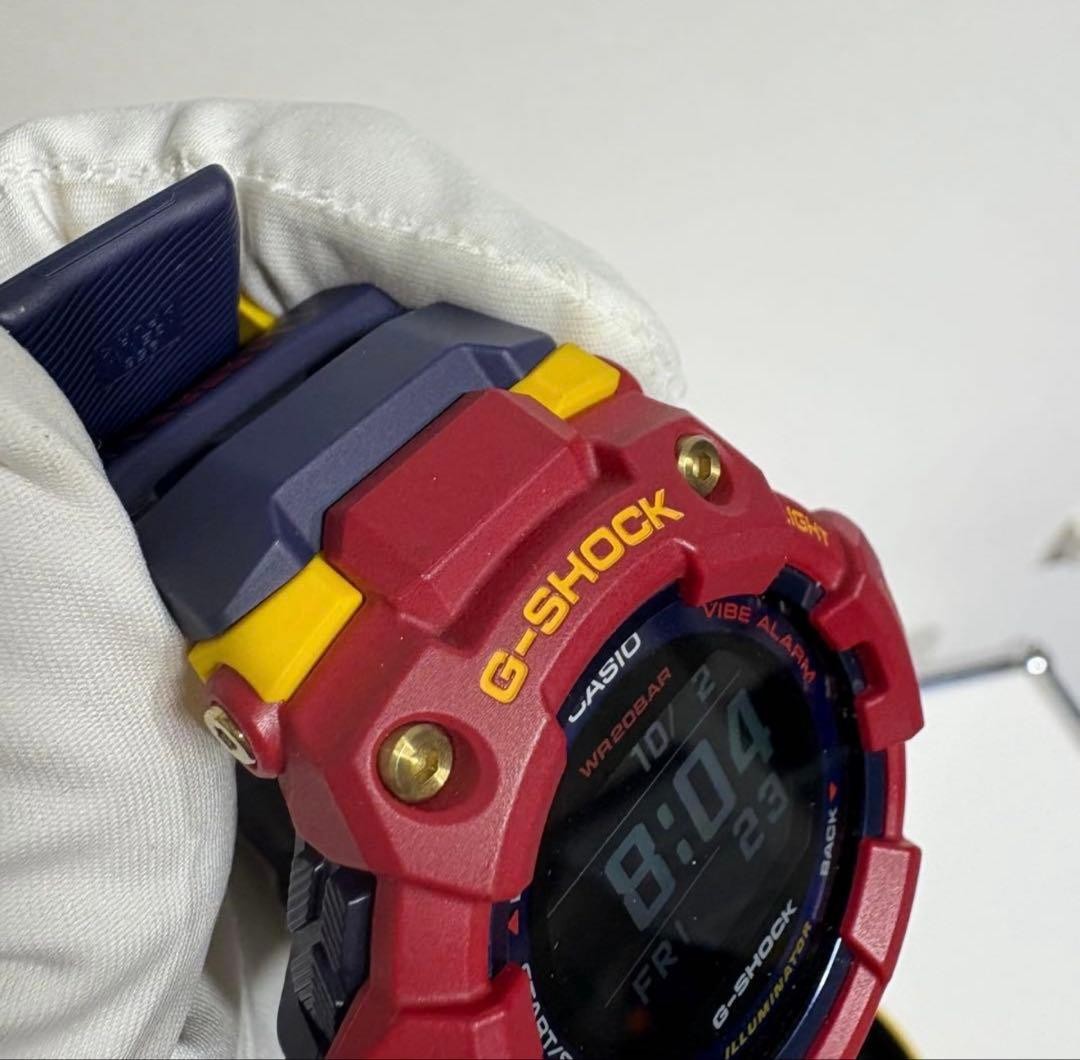 CASIO G-SHOCK FC Barcelona Collaboration GBD-100BAR-4JR G-SQUAD Watch Used Japan