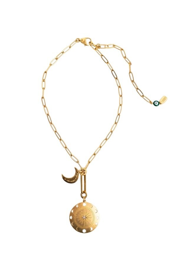 Elizabeth Cole Dream Necklace 24K Gold Plated Jewelry Gift