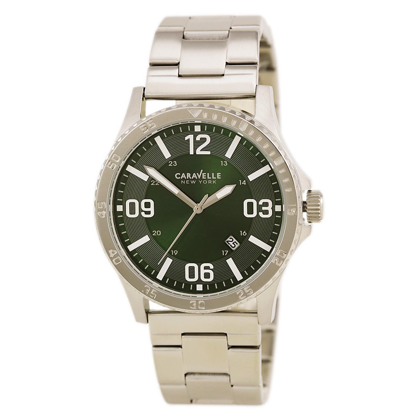Caravelle New York by Bulova 43B129 Stainless Steel Men’s Watch