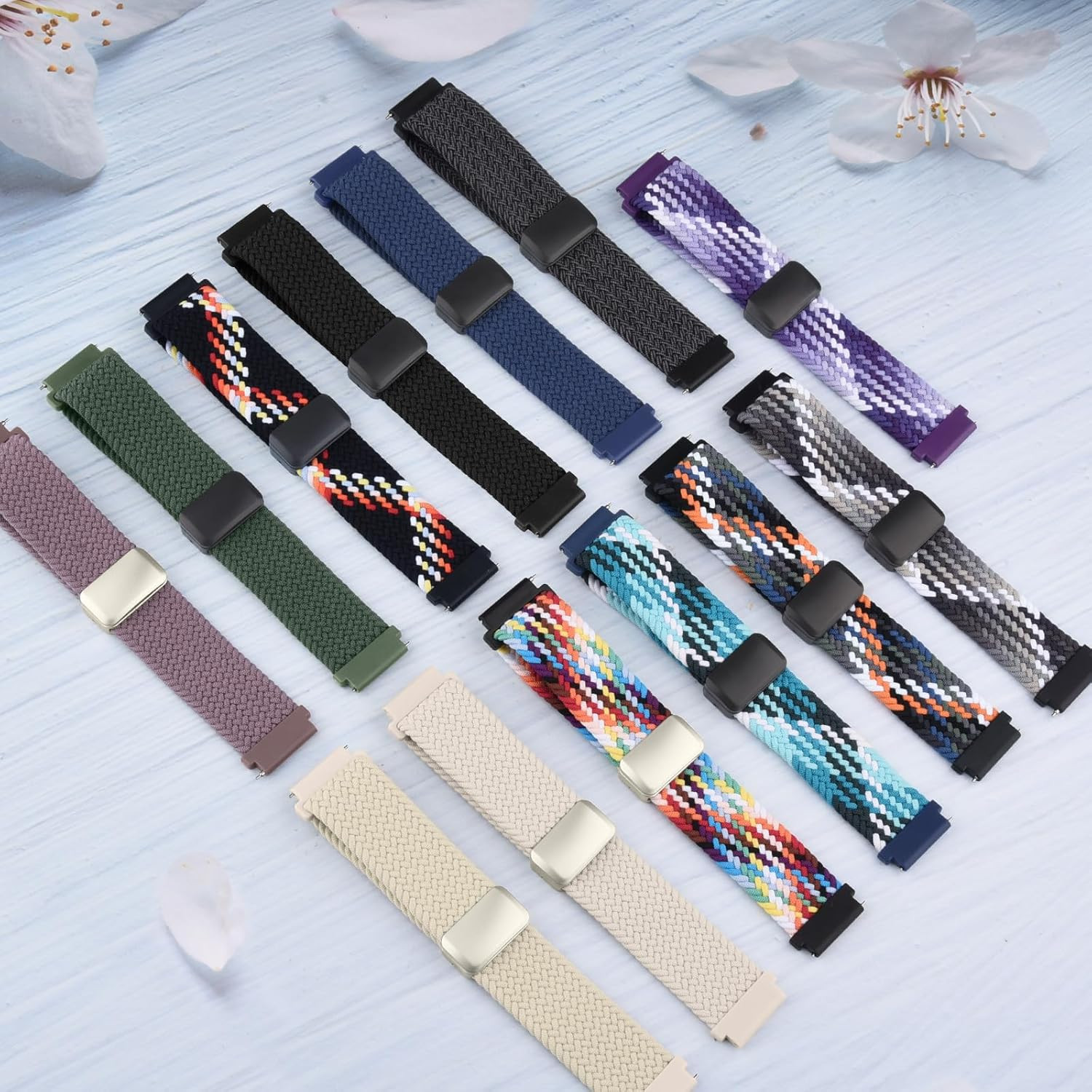 Magnetic Braided Strap for Amazfit Bip 6 / Bip 5 Watch Band, Amazfit GTR 4 Bands