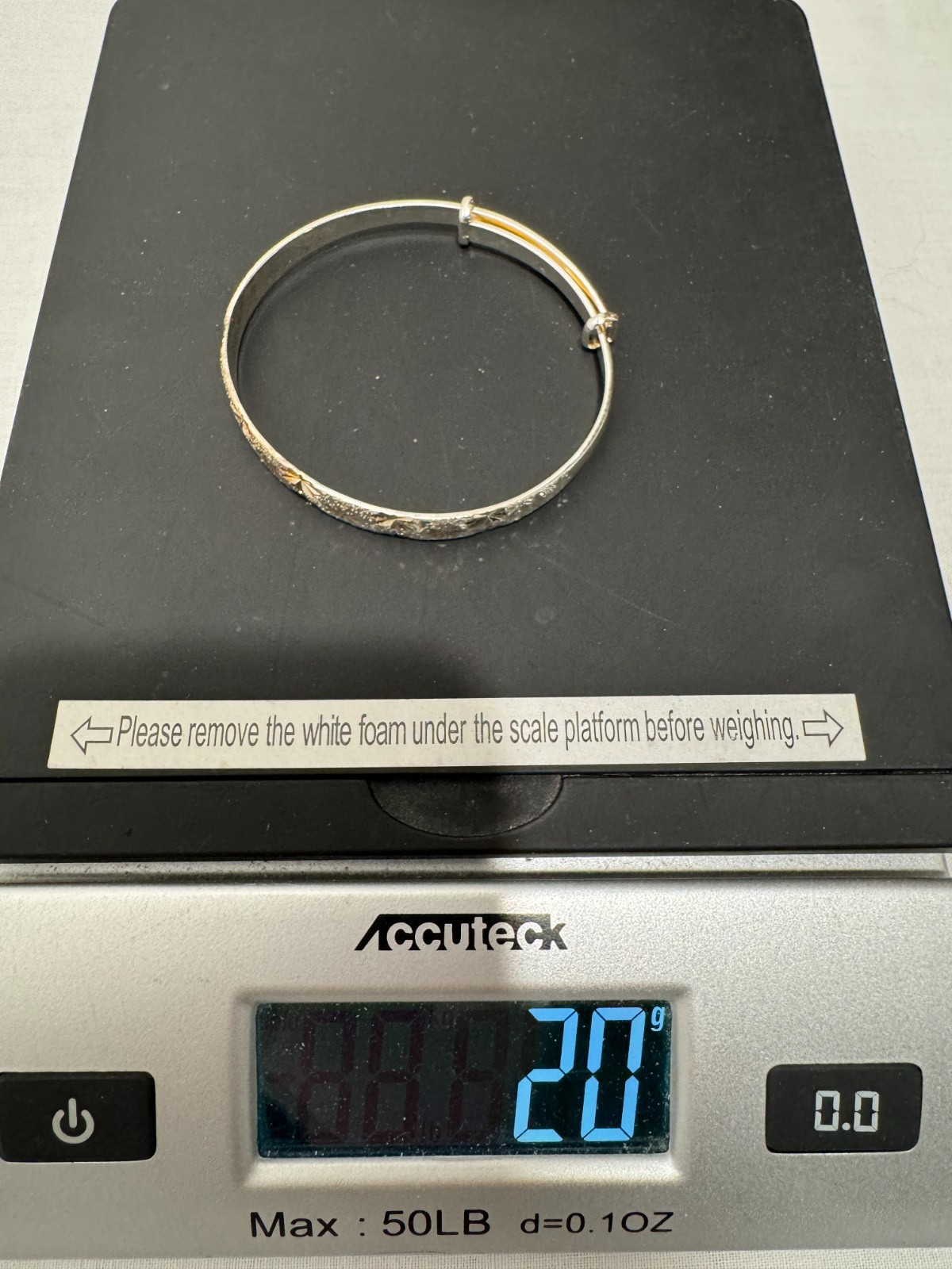 Sterling Silver Snowflake Bracelet Adjustable Engraved 925 Beautiful Wedding