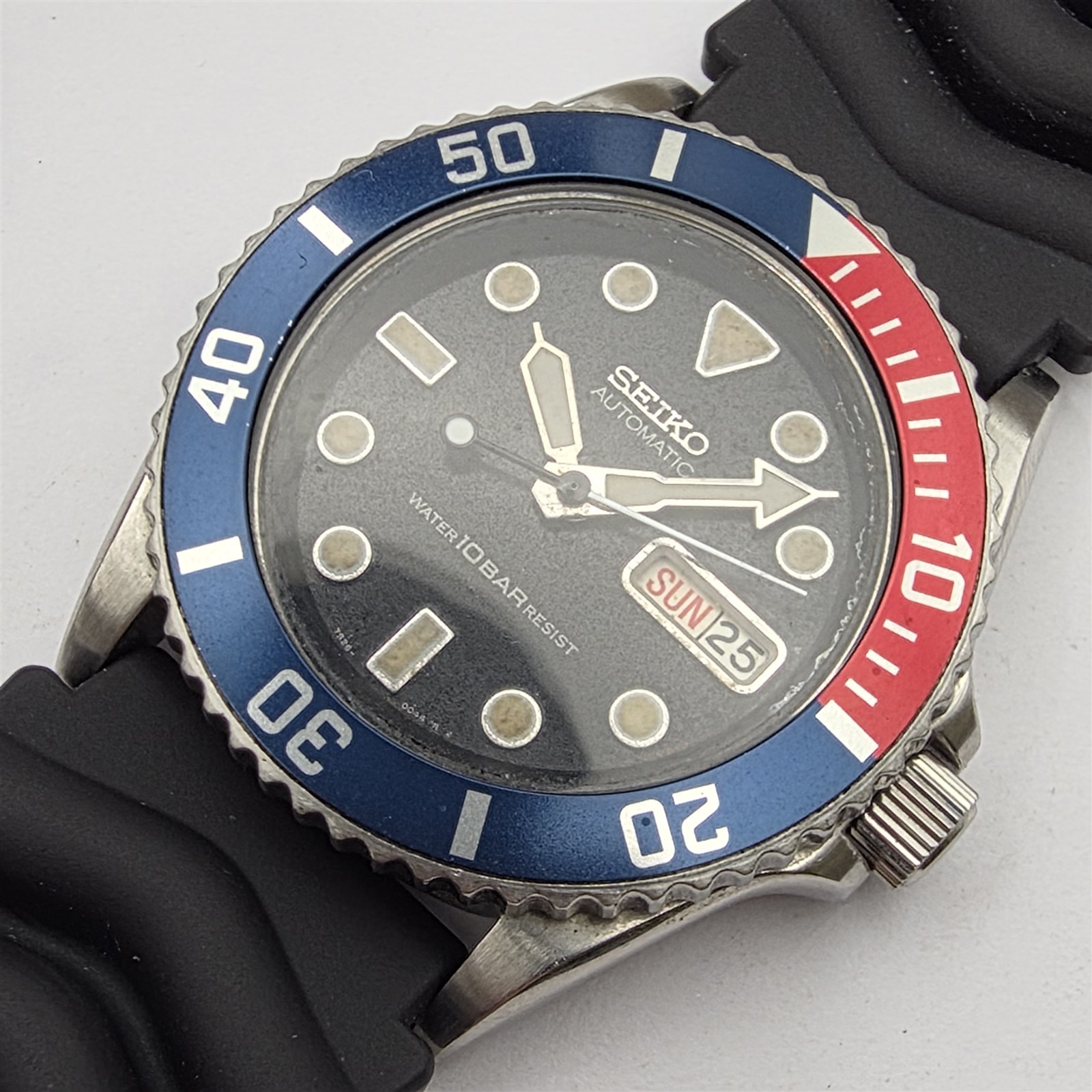 PROJECT TOFIX 00′ SEIKO POLISHED 7S26 0040 MENS AUTOMATIC 0d6403 DAY DATE WATCH