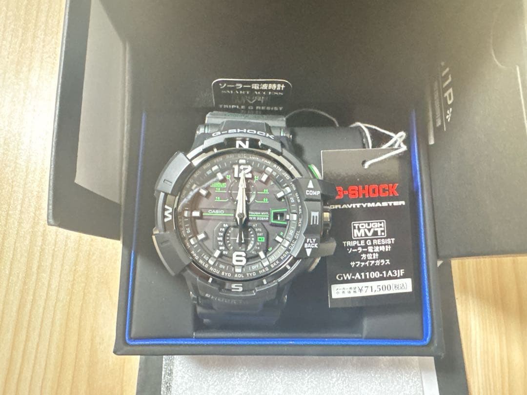 Casio G-SHOCK MASTER GWA11001A3JF Black Safe packing!