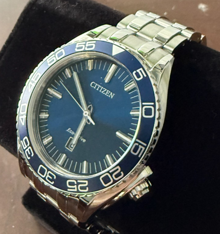 Citizen Carson AW1770-53L Eco-Drive Blue Dial 42mm Men’s Watch w/ Box