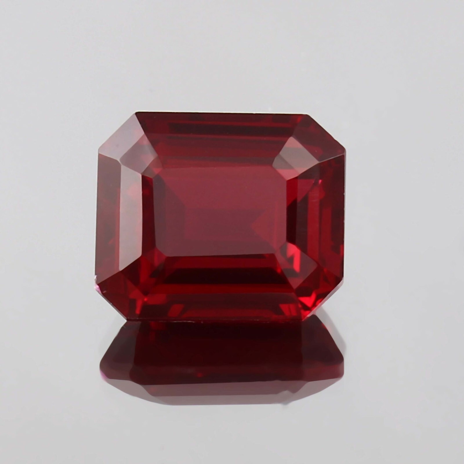 AAA 12×10 mm Natural Flawless Myanmar Red Painite Loose Radiant Cut Gemstone