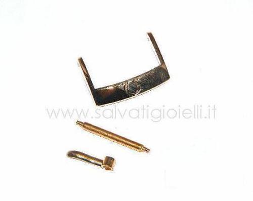 OMEGA plated buckle 16mm ref. 94511601 boucle hebilla Dornschließe GENUINE *NEW