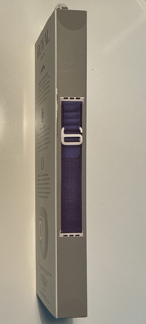 Royal Tech Navy Nylon w/Tools to Adjust Links -Apple Watch- 38MM/40MM/41MM NIB