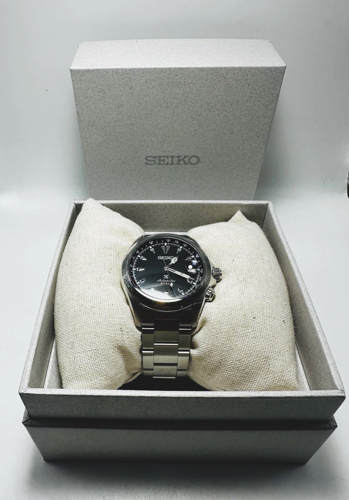 Seiko Prospex Alpinist Black Dial Bracelet Watch