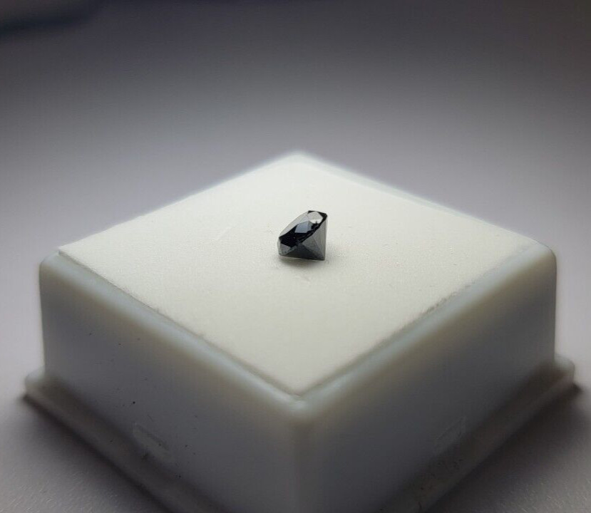 .90 Ct. Round Cut Black Diamond