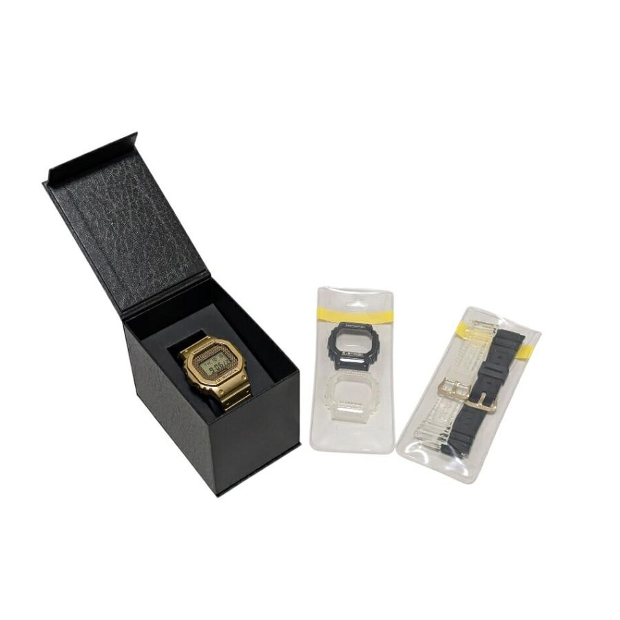 [Mint] Casio G-SHOCK DWE-5600HG-1 Gold Skeleton Unisex Quartz 43mm From Japan