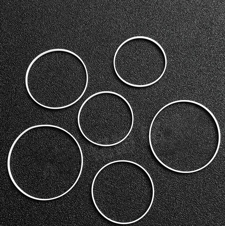 0.6/0.8/1.25/1.7mm Waterproof seal I-Ring Watch Gasket Glass Crystal Replacement