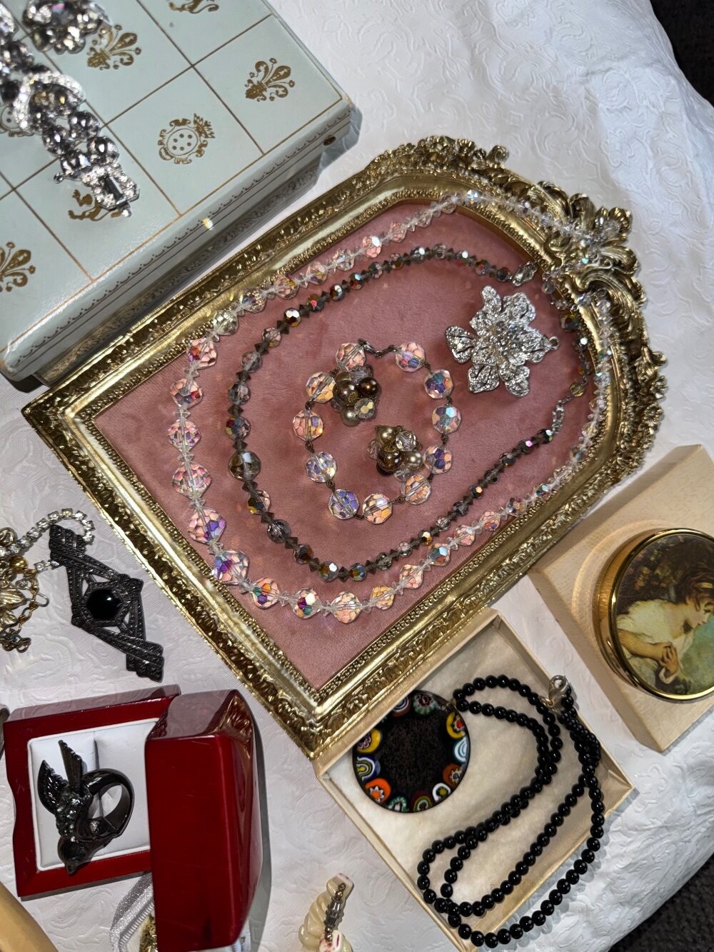 True Missouri Estate XXL Vtg Jewelry Lot Eisenberg Ice 925 Weiss Swoboda Mexico