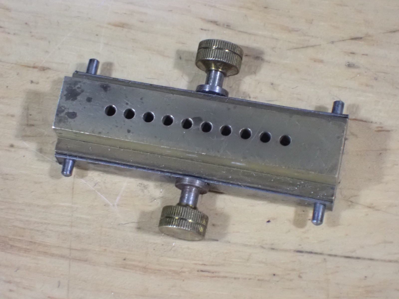 Vintage C.W.Z. Watchmakers Hairspring Collet Crimping Clamping tool Germany VG