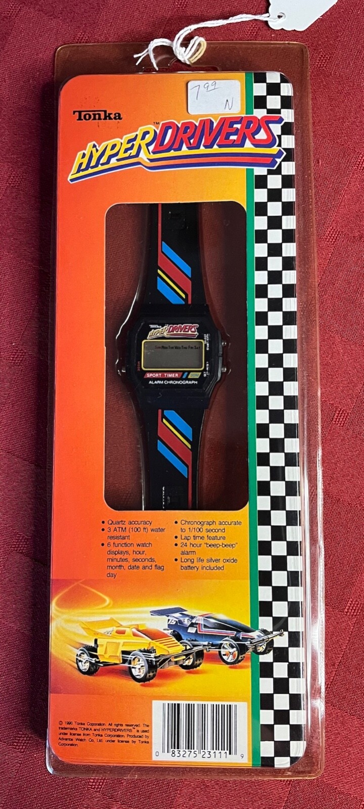 TWO HOT WHEELS WATCHES and ONE TONKA WATCH VINTAGE