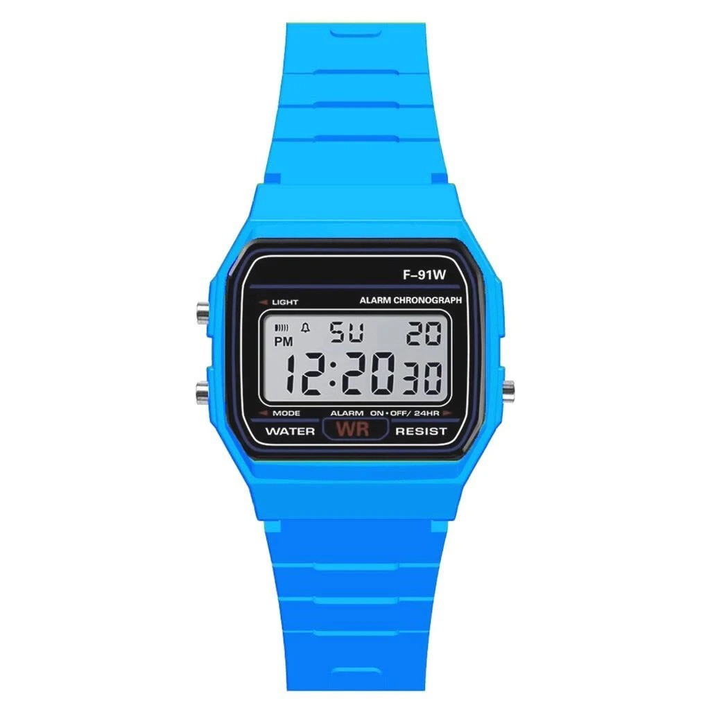 Casieo F-91W-1YER Casual Resin Digital Watch – Black
