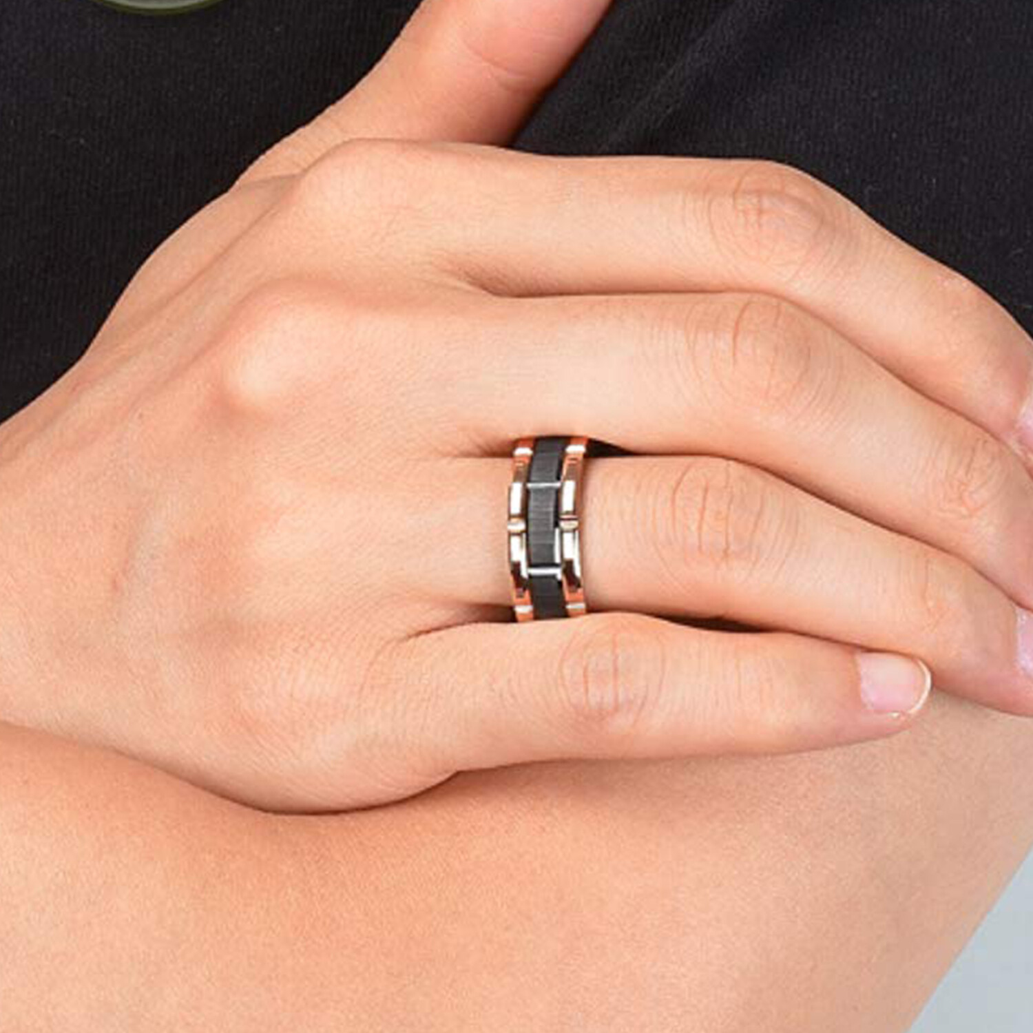 Tungsten Carbide Wedding Band Ring Classic Mens 8mm Brick Pattern FREE ENGRAVING