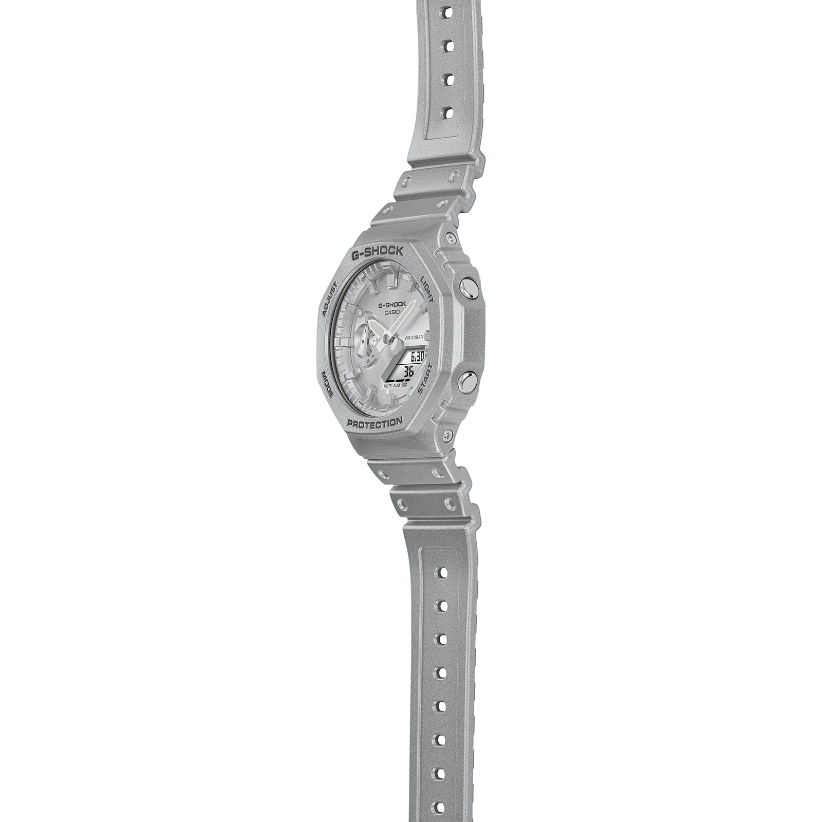 CASIO G-SHOCK GA-2100FF-8AJF Forgotten future Watch Metallic Silver 45.4mm
