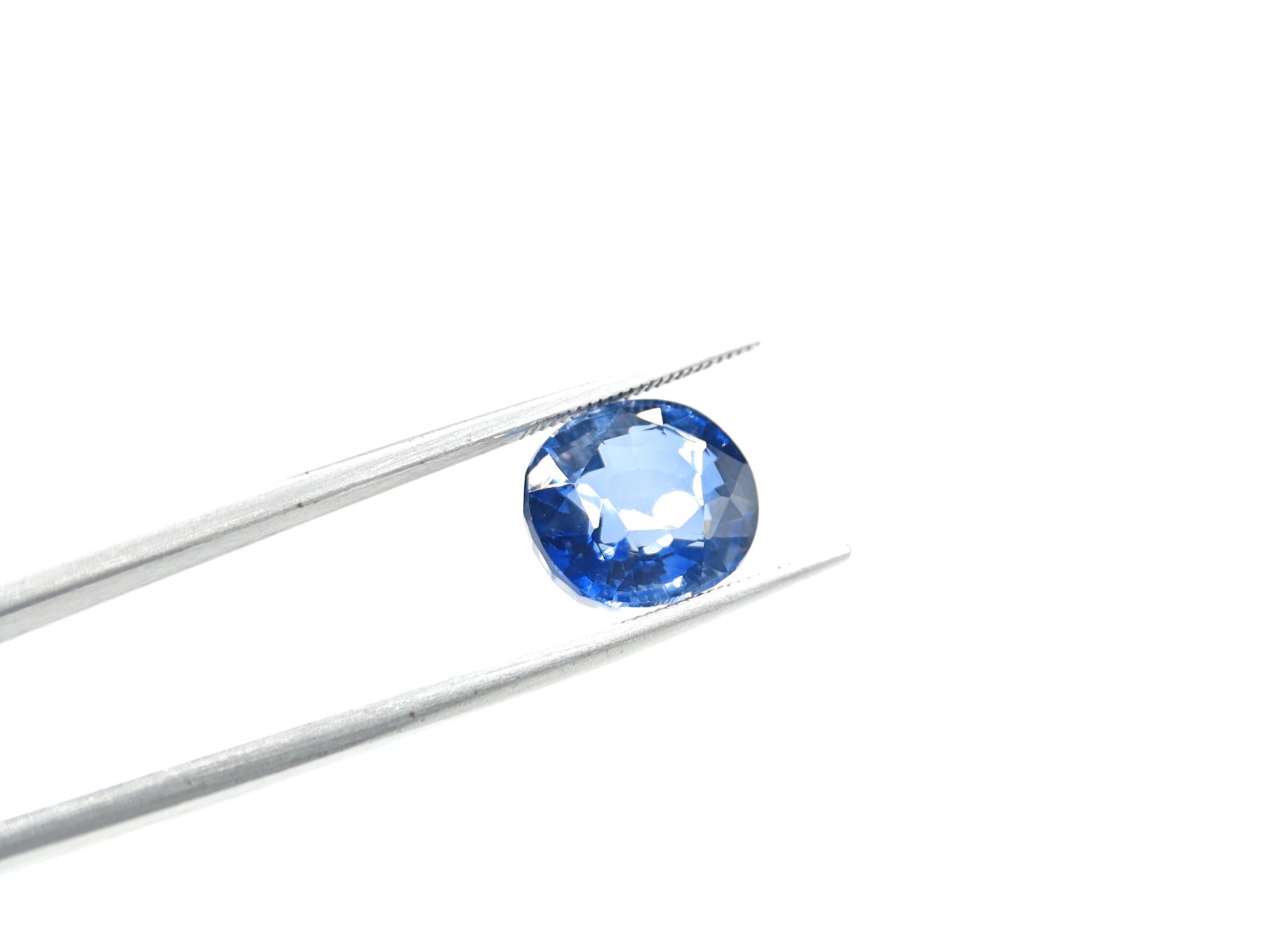 9.5 Ct Natural Blue Sapphire Round GCI Certified 12.1×10.6×7.1mm Sri Lanka
