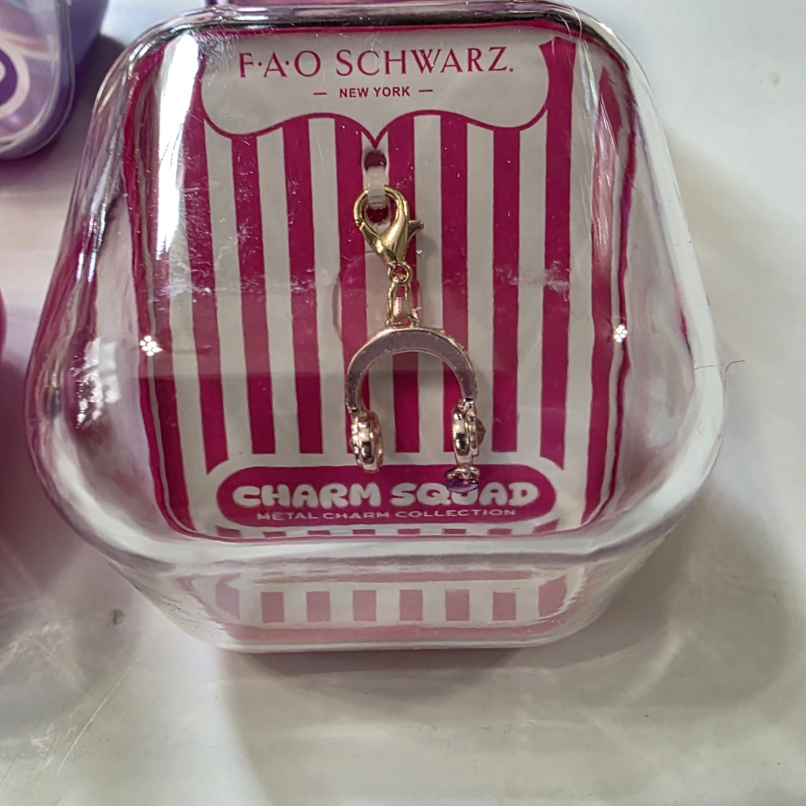 FAO Schwarz Charm Squad Pearl Bracelet and Charm Lot New Sealed