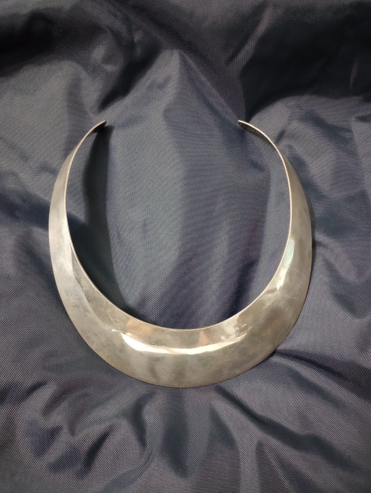 925 Sterling Silver Torque Necklace Collar Choker Mexico 82.8g