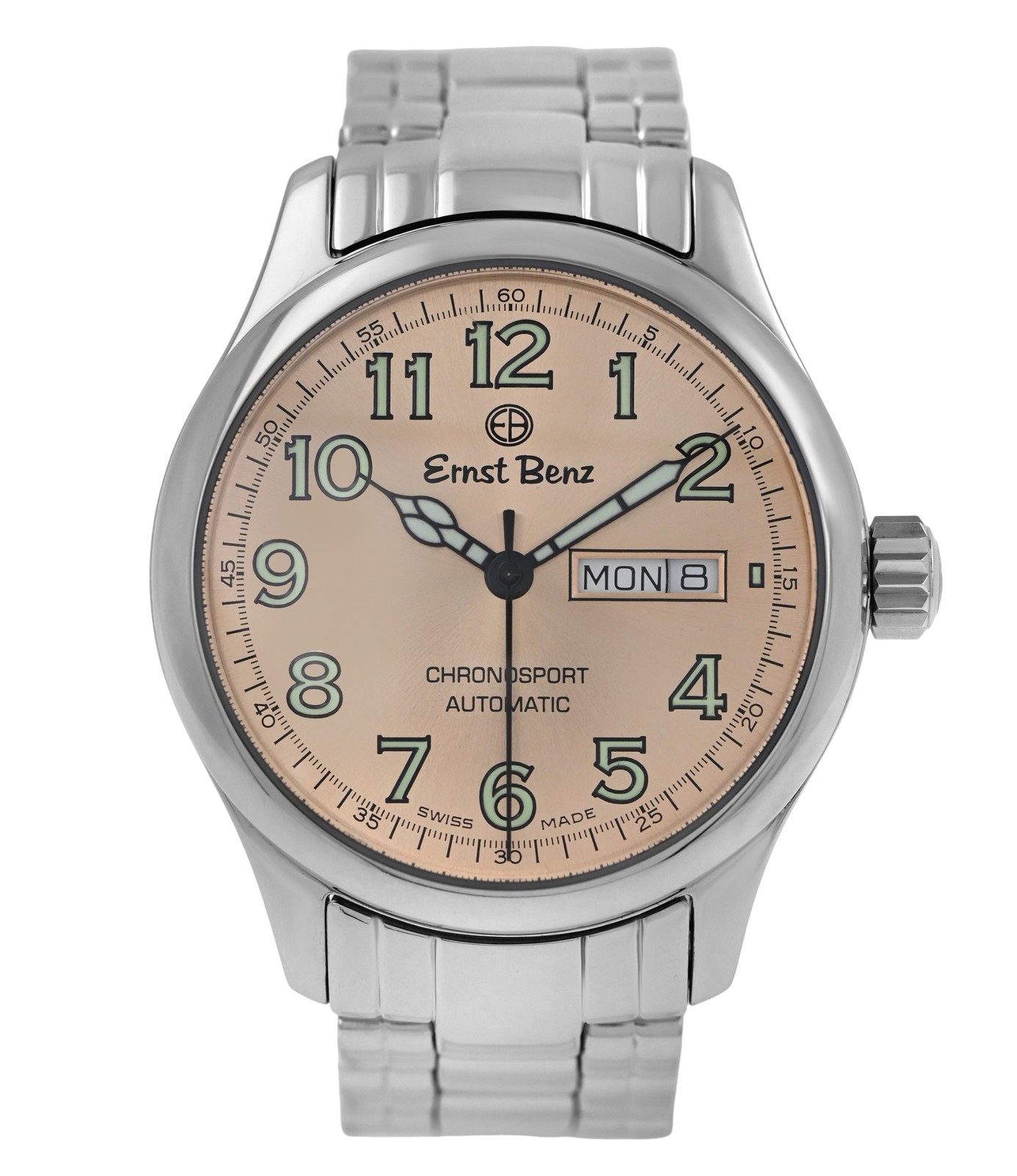 Ernst Benz Chronosport 20200 Day Date Stainless Steel 40MM Men’s Automatic