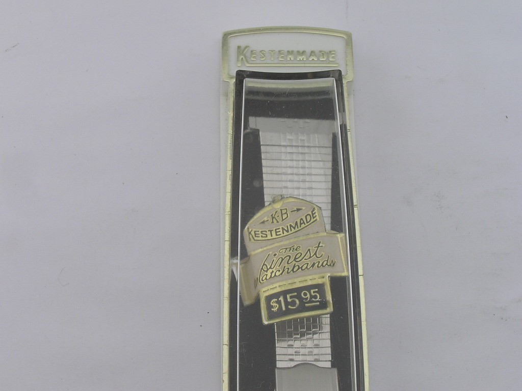 Vintage Kestenmade Mens Watch Band Straight Ends 21.9mm Ends