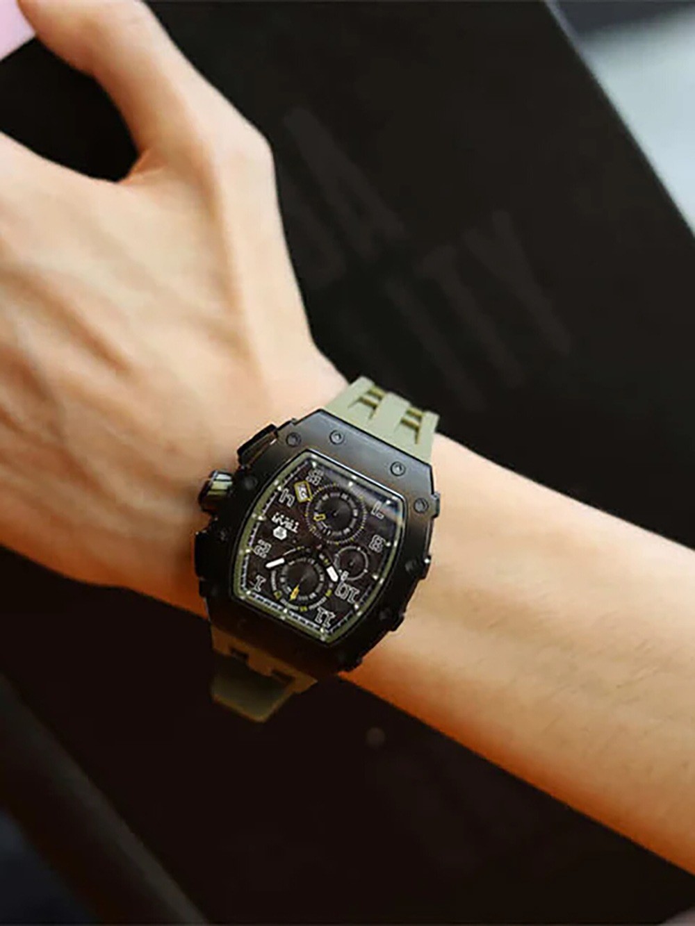 Tsar Bomba TB8204Q-38 Mens Watch Elemental Chronograph 43mm 5ATM